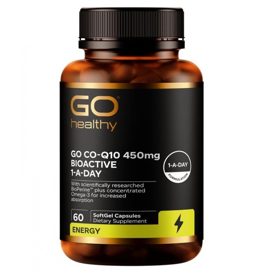 Go Healthy 高之源 辅酶CoQ10 最高含量 450mg 一天一颗 60粒 Go Healthy 高之源 辅酶CoQ10 最高含量 450mg 一天一颗 60粒